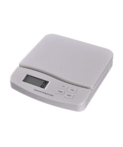 ZOCWJK 25kg 1g High Precision Electronic Compact Scale LED Display Kitchen Scales Food Weight Balance Gram Weighing Measuring Grey(Gray