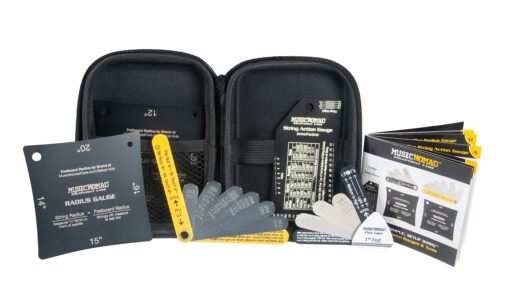 MusicNomad KEEP IT SIMPLE, SETUP (KISS)™ Starter Kit Bundle - 6 pc. Gauge Set, 26 pc. Guitar Tech Tool Set, 11 pc. Truss Rod Wrench Set (MN609) - Image 5